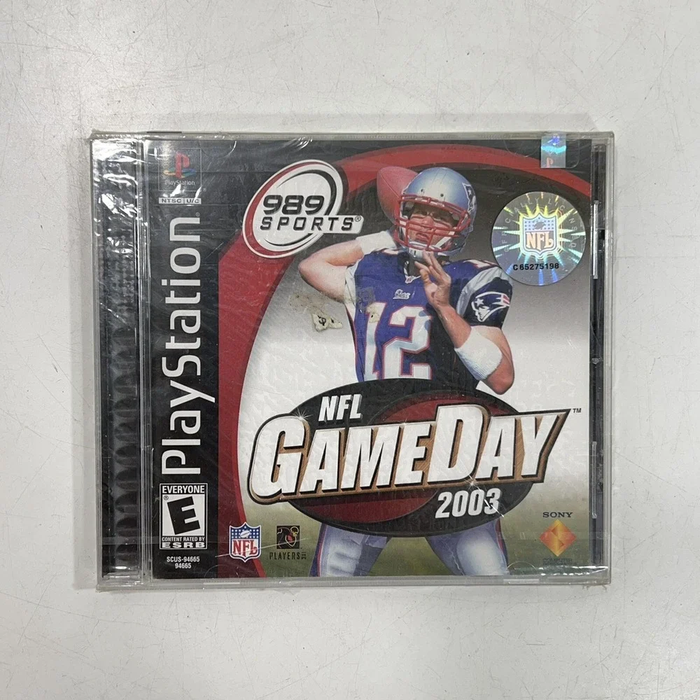 BRAND NEW FACTORY SEALED NFL GameDay 2003 Sony PlayStation 1 PS1 Tom Brady